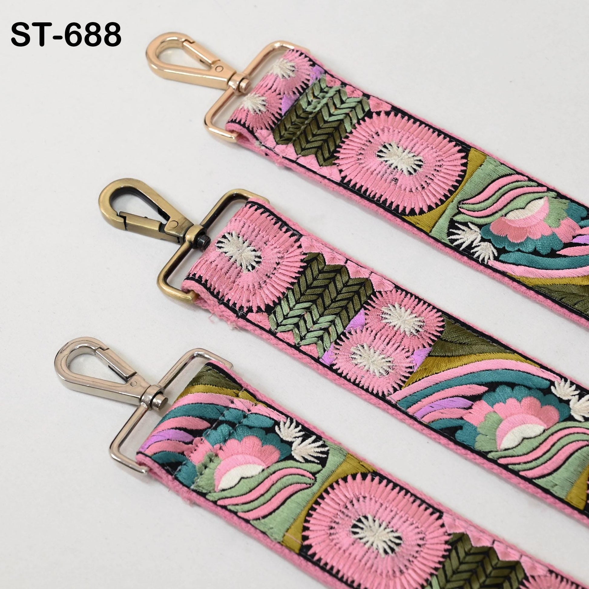 Adjustable Handbag Boho Bag Strap Embroidered Camera Strap Crossbody Strap for Purses Embroidery Replacement Guitar Strap Gift for Daughter
