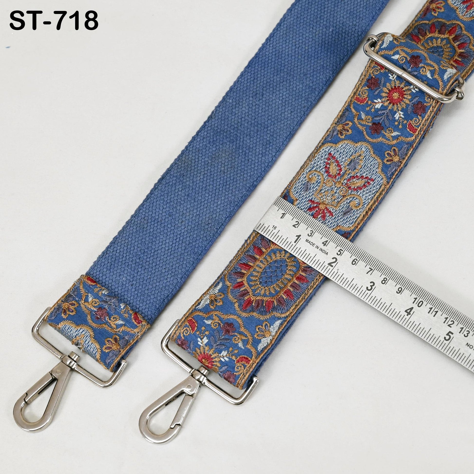 Embroidered Purse Strap Crossbody Strap for Purses Handbag Boho Bag Strap Floral Embroidery Replacement Strap Boho Guitar Strap Gift for Son