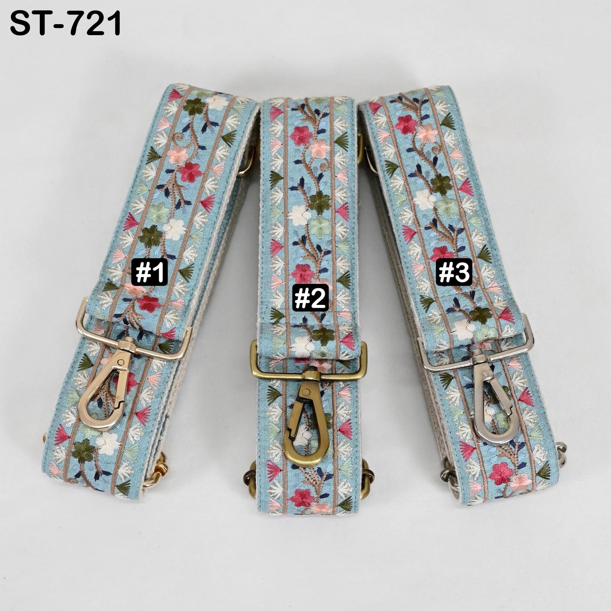Embroidery Adjustable Camera Strap Crossbody Strap for Purses Embroidered Handbag Boho Bag Strap Replacement Guitar Strap Gift for Father