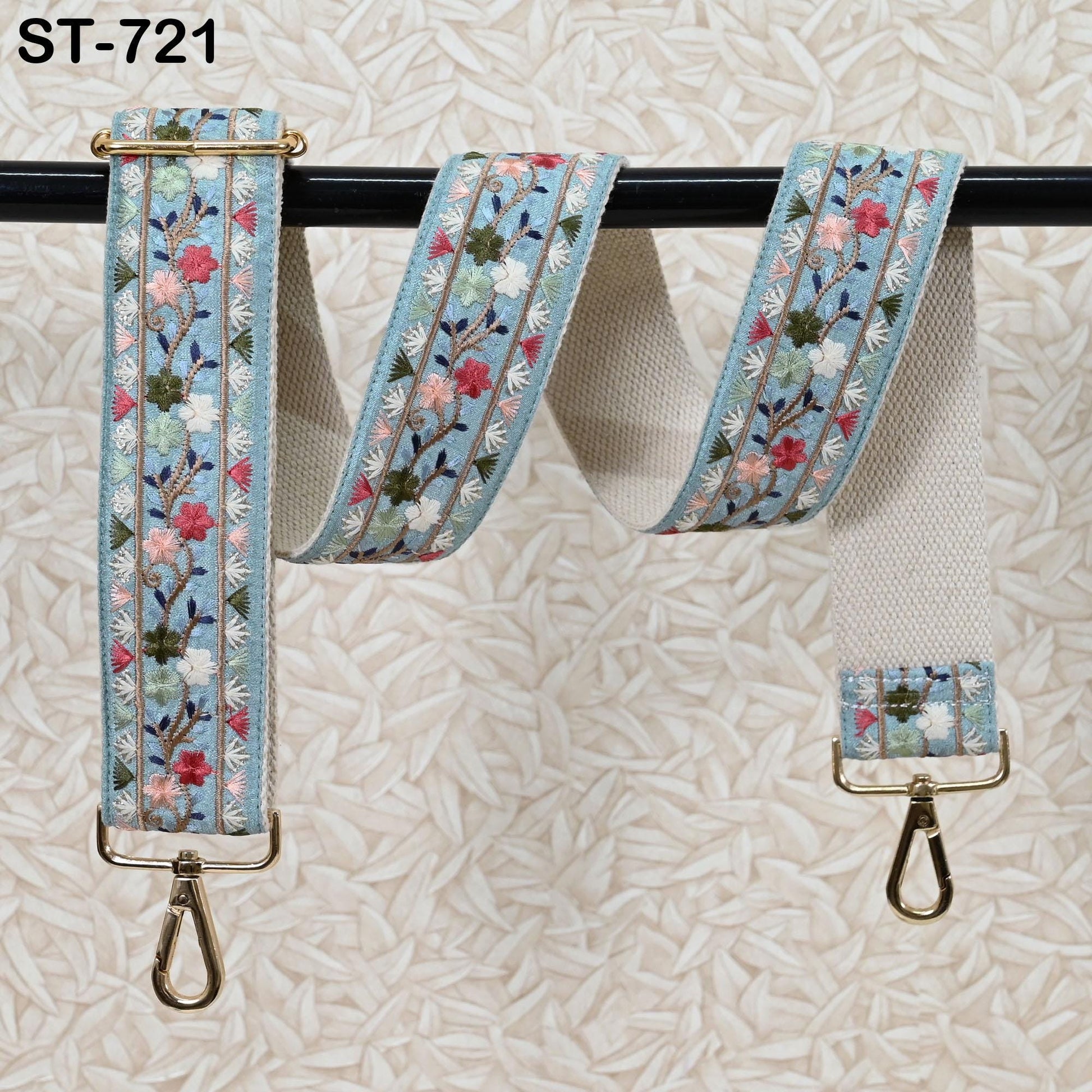 Embroidery Adjustable Camera Strap Crossbody Strap for Purses Embroidered Handbag Boho Bag Strap Replacement Guitar Strap Gift for Father