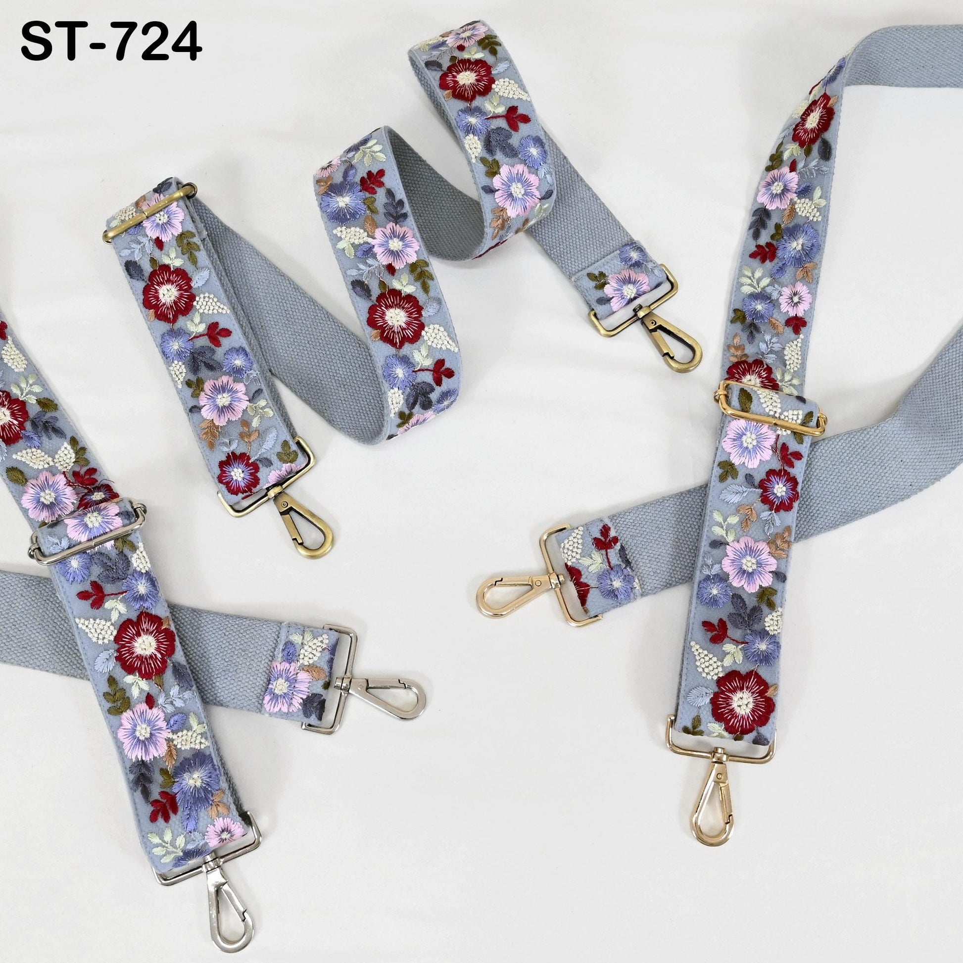 Embroidered Canvas Bag Strap Purse Strap Messenger Crossbody Strap Purses Handbag Embroidery Replacement Strap Boho Guitar Strap Gift Mom