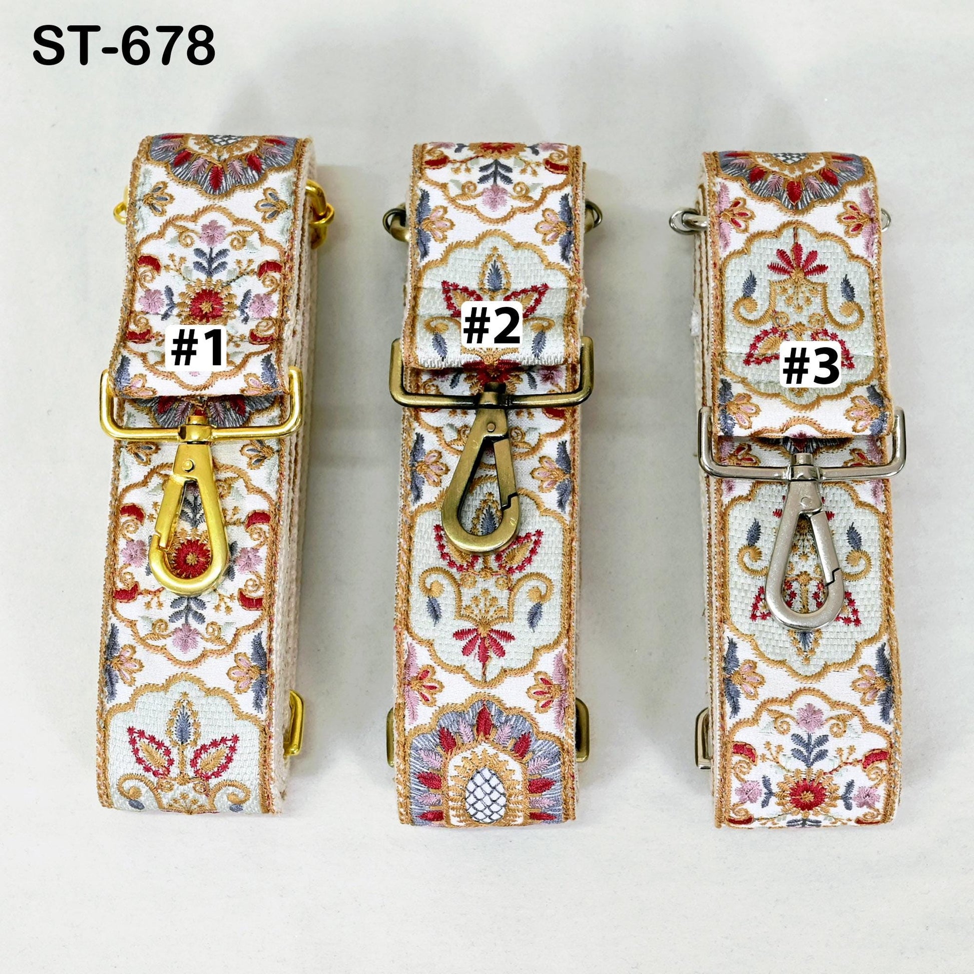 Embroidered Purse Strap Crossbody Strap for Purses Handbag Boho Bag Strap Floral Embroidery Replacement Strap Boho Guitar Strap Gift for her