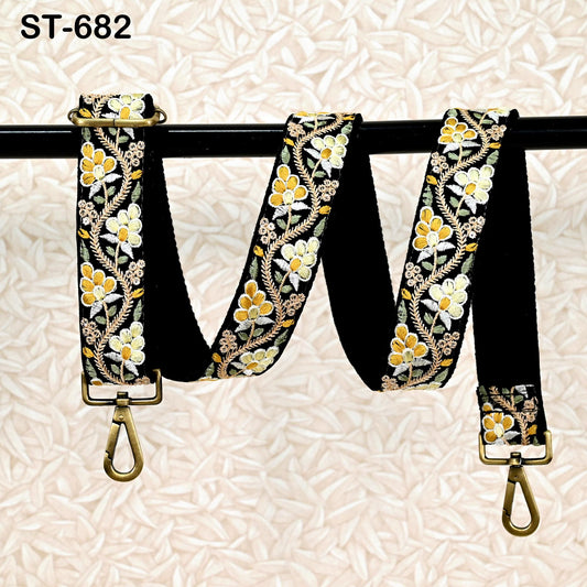 Embroidered Purse Strap Crossbody Strap for Purses Boho Bag Strap Embroidery Replacement Strap Guitar Strap Handbag Strap gift for Mother