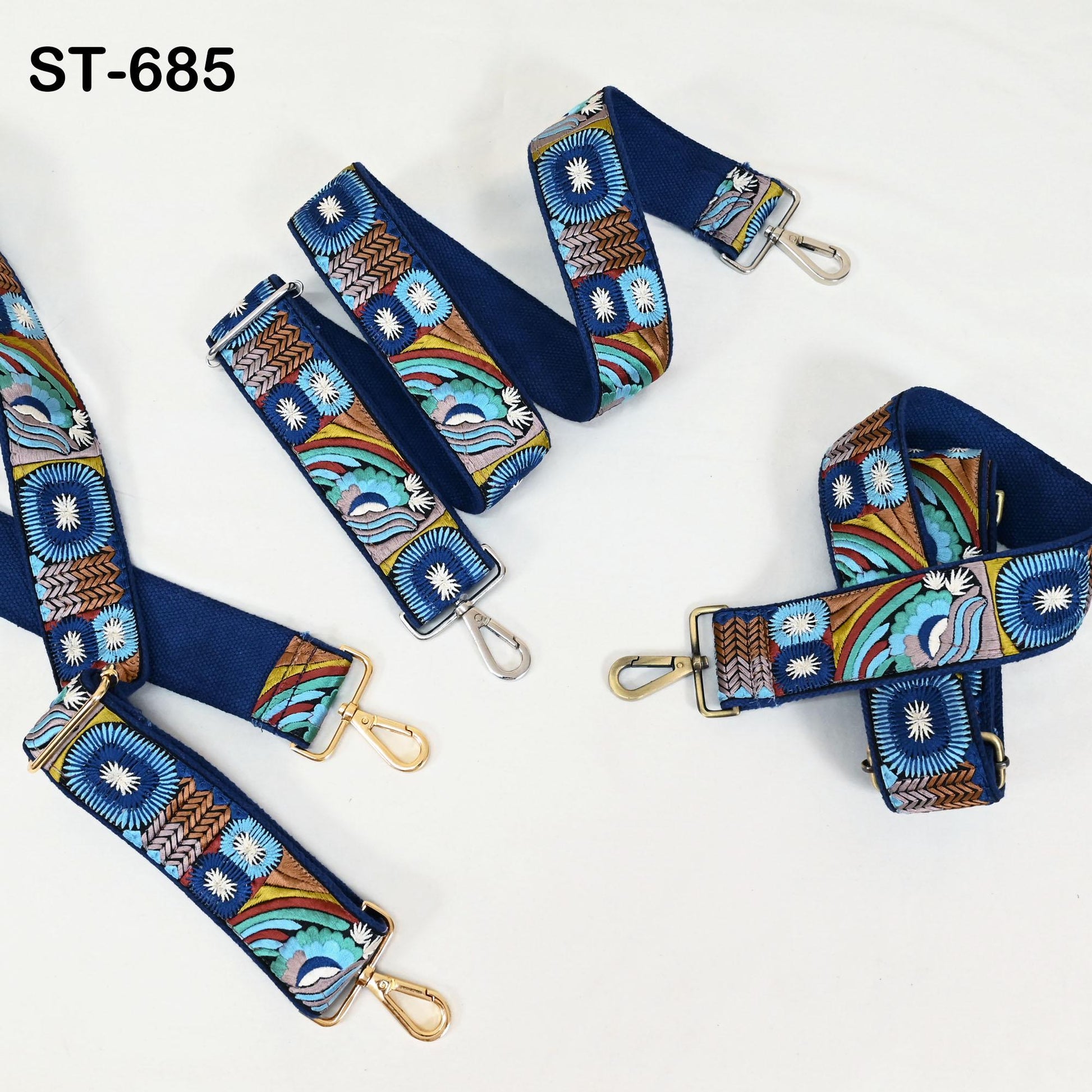 Replacement Handbag Boho Bag Strap Embroidered Camera Strap Crossbody Strap for Purses Embroidery Adjustable Guitar Strap Gift for Dad