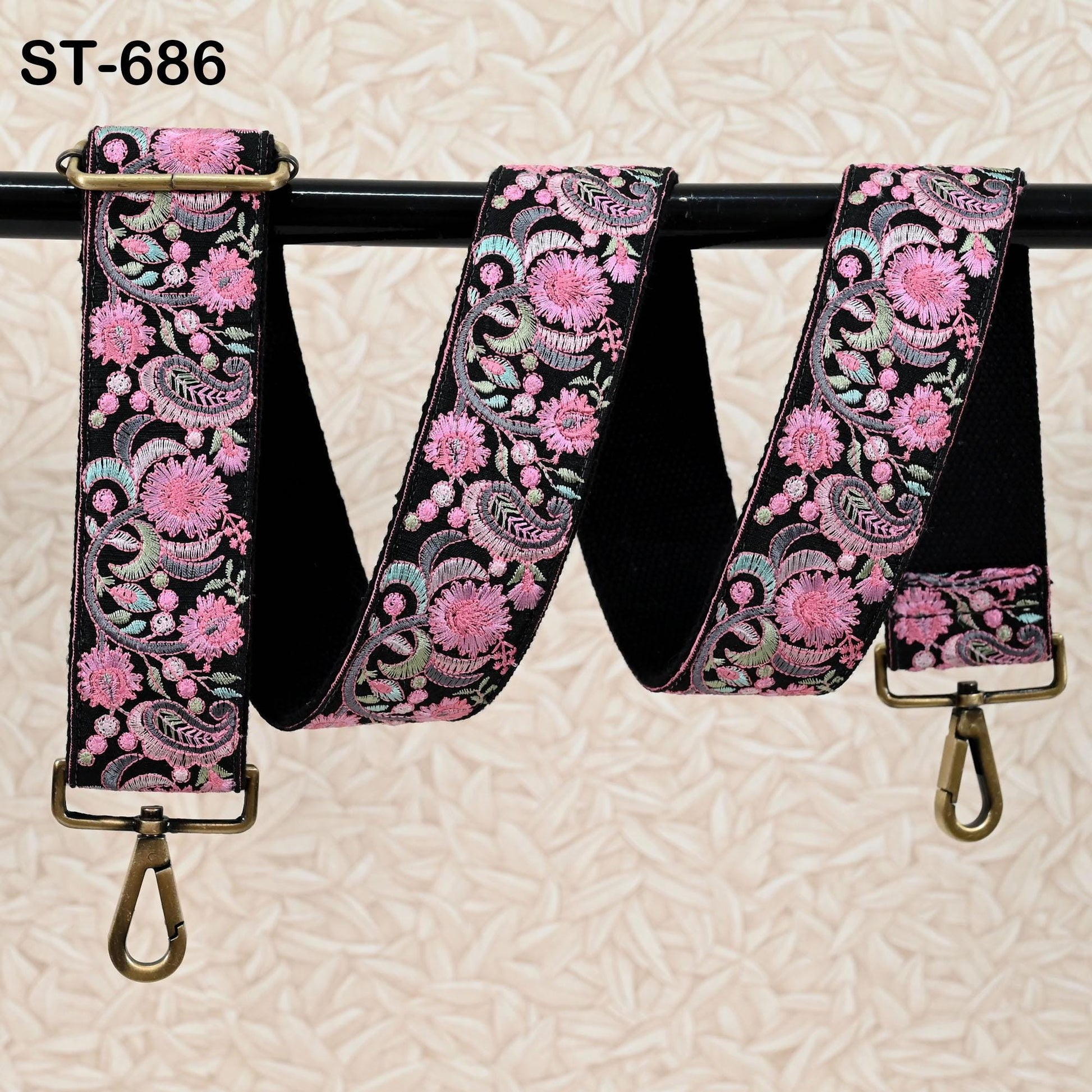 Replacement Purse Strap Crossbody Strap for Purses Detachable Embroidered Bag Strap Embroidery Guitar Strap Handbag Strap Gift Fathers Day