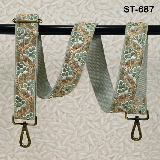 Embroidered Purse Strap Crossbody Strap for Purses Boho Bag Strap Embroidery Replacement Strap Guitar Strap Handbag Strap Gift for Wife