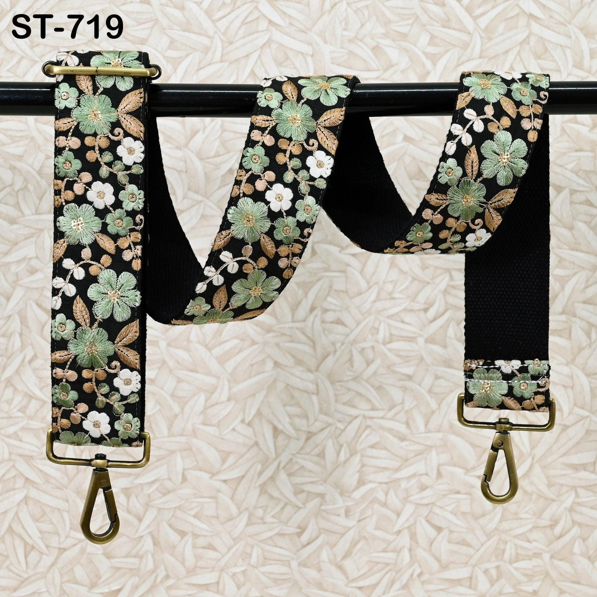 Replacement Handbag Boho Bag Strap Embroidered Camera Strap Crossbody Strap for Purses Embroidery Adjustable Guitar Strap Gift for Mother
