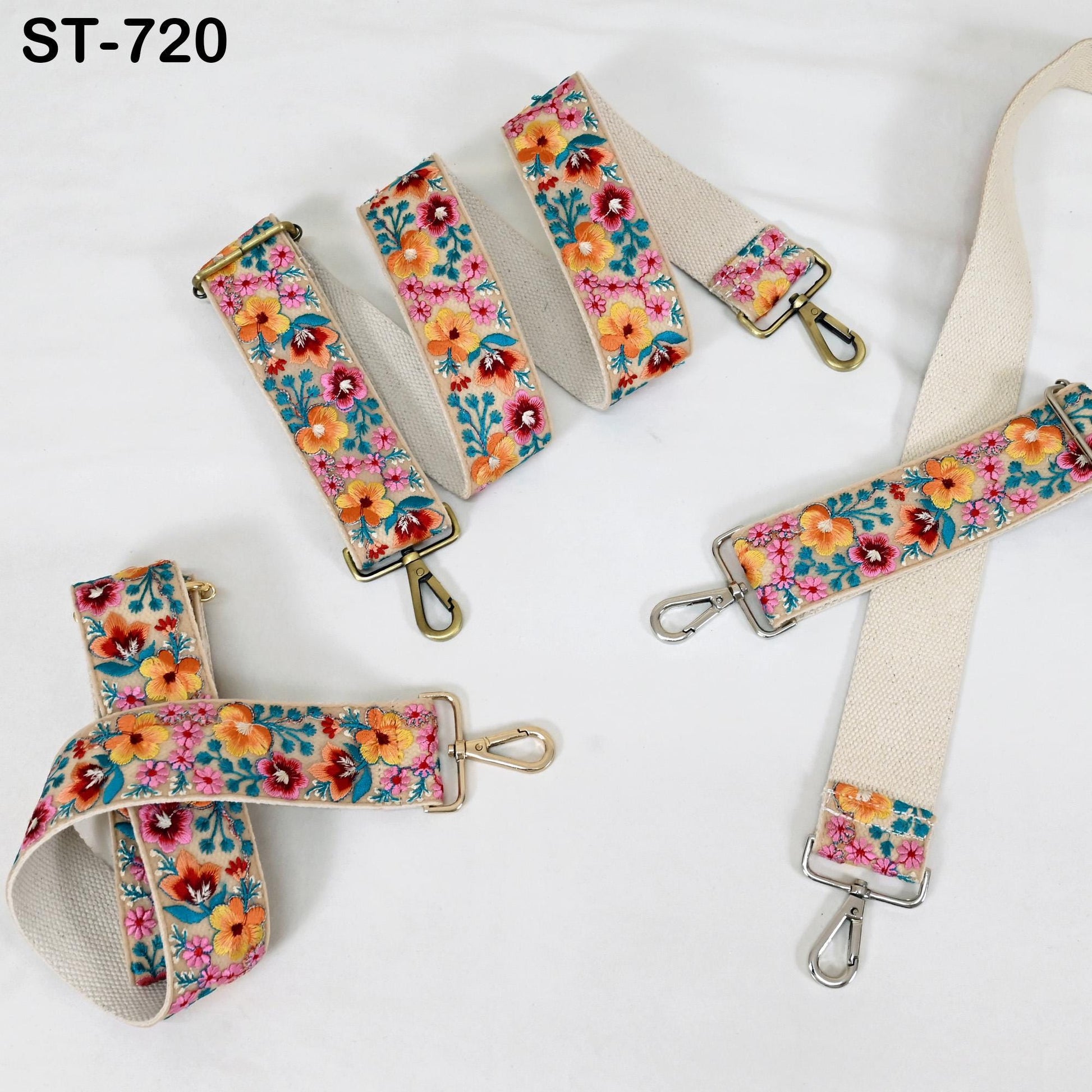 Embroidered Purse Strap Crossbody Strap for Purses Boho Bage Strap Embroidery Replacement Strap Boho Guitar Strap Handbag Strap Gift for her