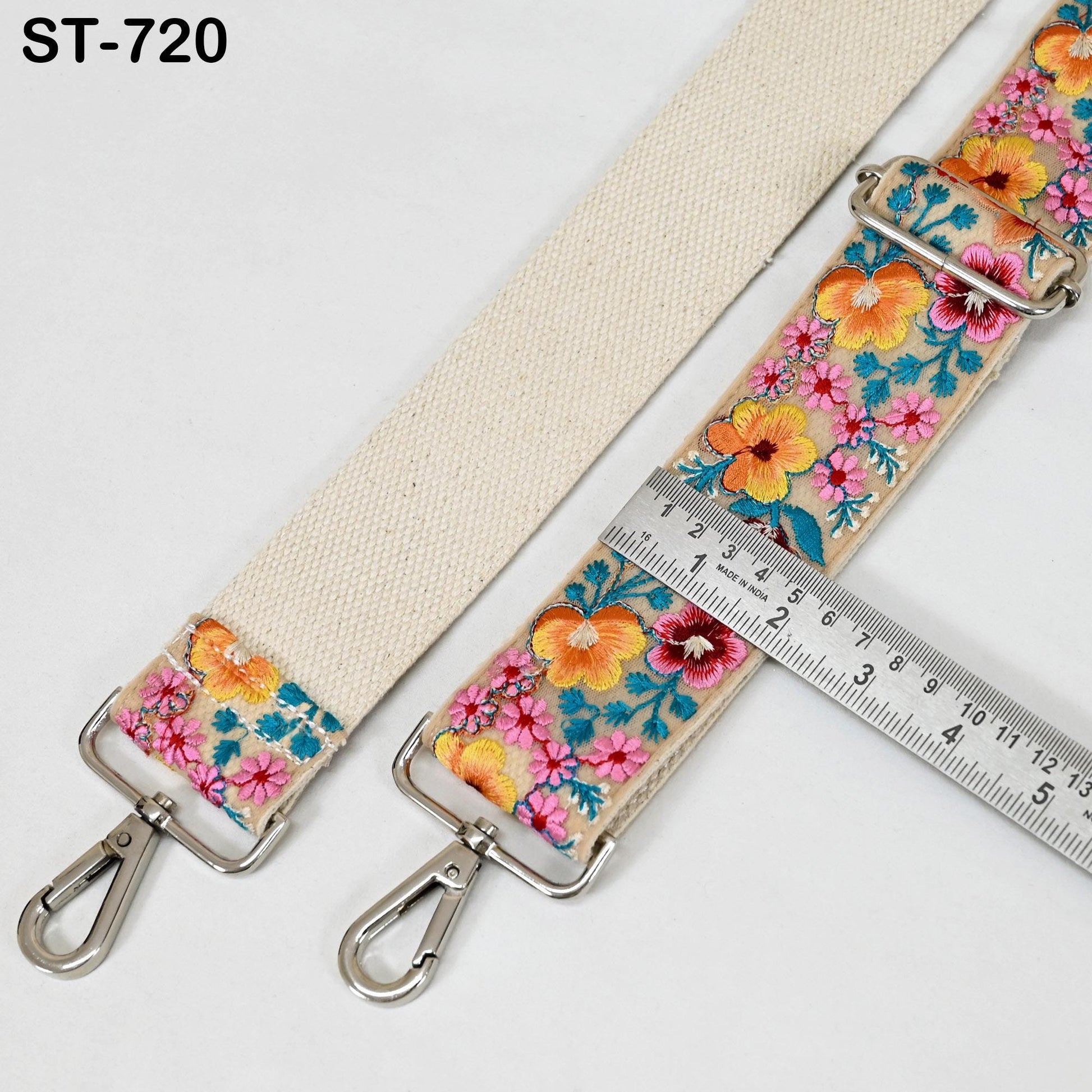 Embroidered Purse Strap Crossbody Strap for Purses Boho Bage Strap Embroidery Replacement Strap Boho Guitar Strap Handbag Strap Gift for her