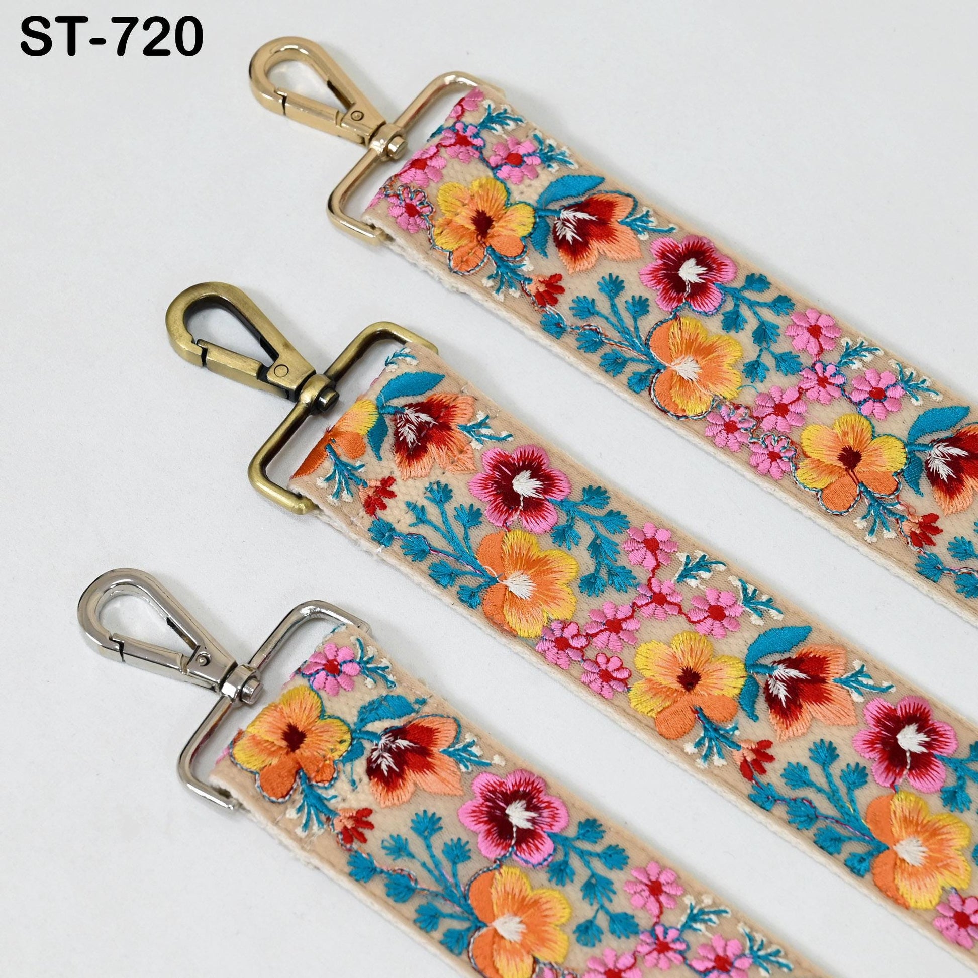 Embroidered Purse Strap Crossbody Strap for Purses Boho Bage Strap Embroidery Replacement Strap Boho Guitar Strap Handbag Strap Gift for her