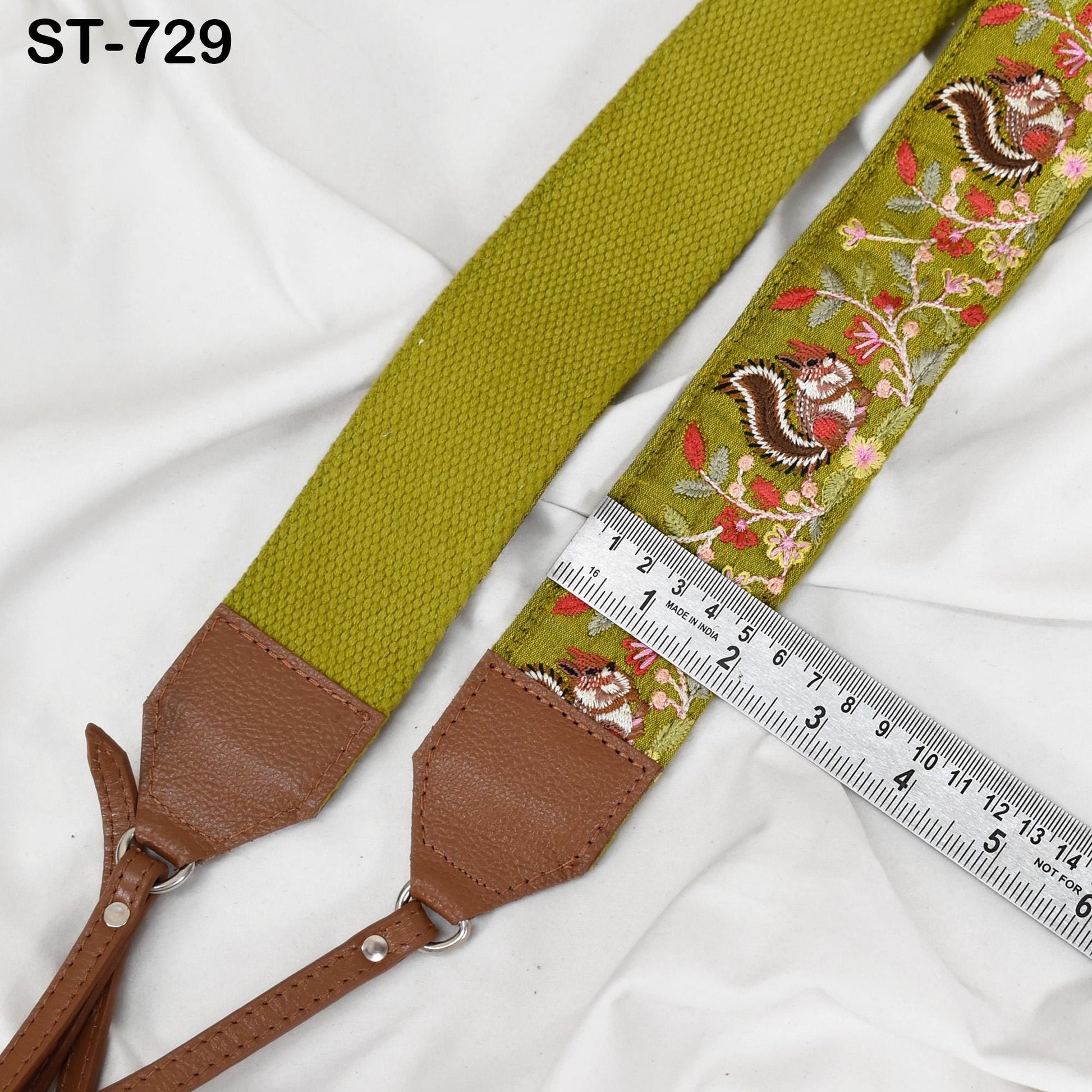 Photographer Leather Strap Sling Camera Strap Embroidery DSLR Camera Accessories Camera Holder Neck Shoulder Strap Christmas Gifts Brother