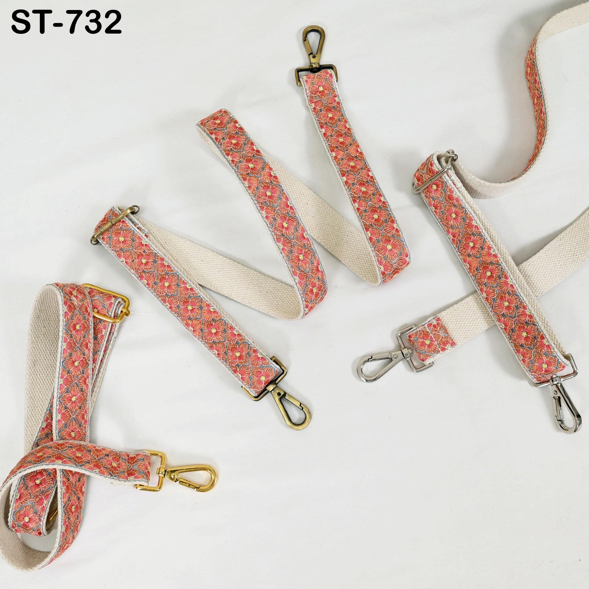 Gift for Dad Embroidered Messenger Bags Strap Crossbody Strap for Purses Boho Embroidery Replacement Strap Boho Guitar Strap Handbag Strap
