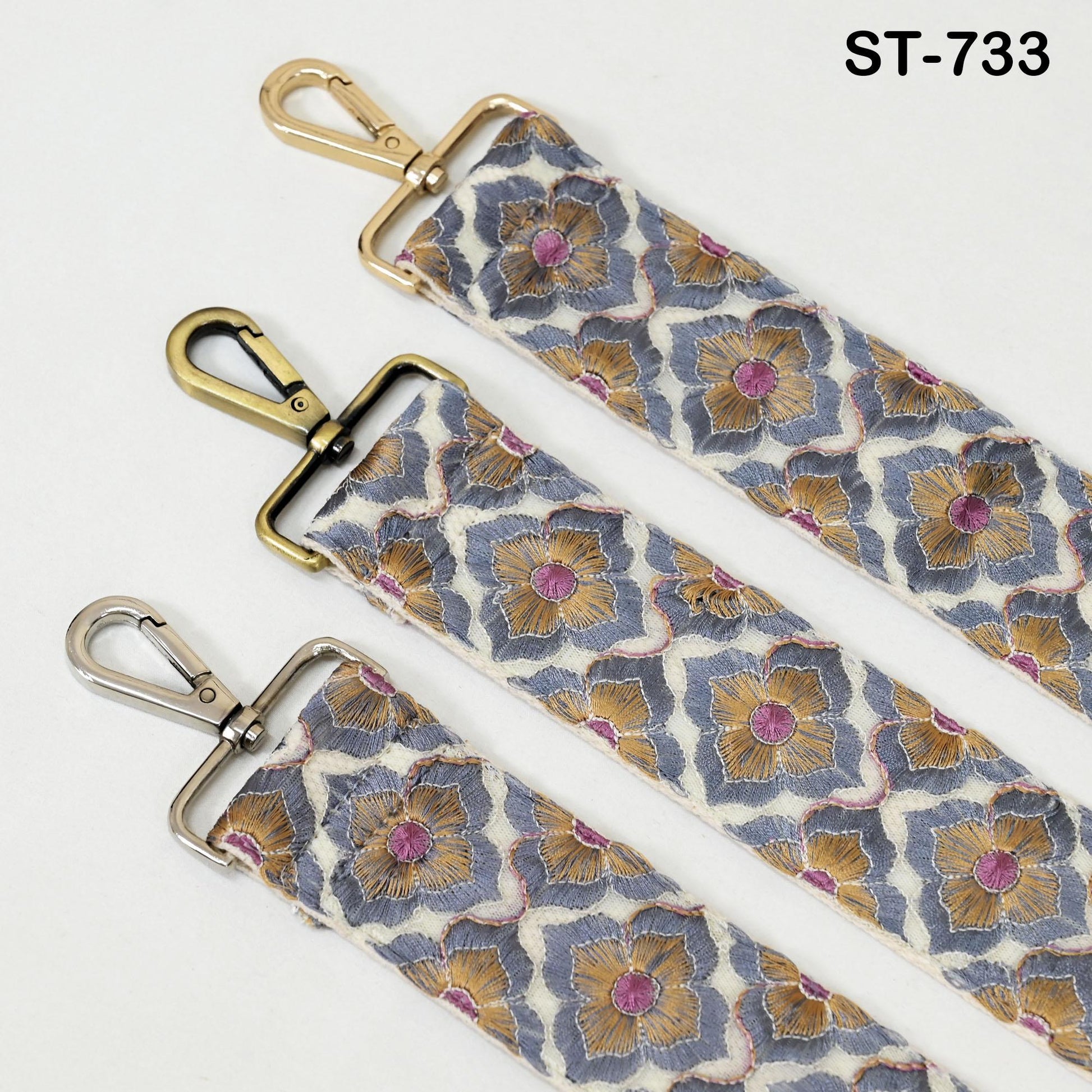 Embroidered Purse Strap Crossbody Strap for Purses Handbag Boho Bag Strap Floral Embroidery Replacement Strap Boho Guitar Strap Gift for her