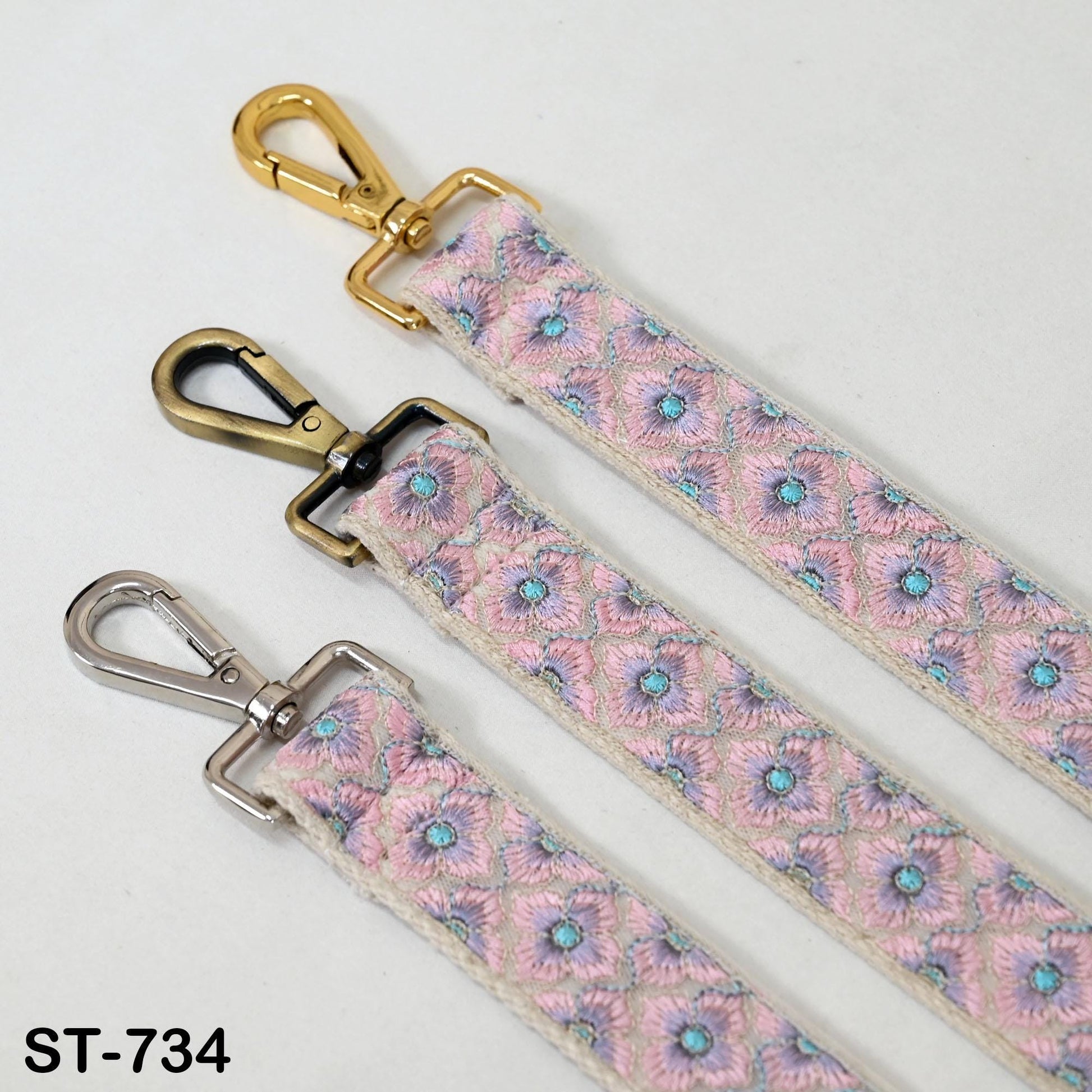 Embroidered Messenger Bags Strap Crossbody Strap for Purses Boho Embroidery Replacement Guitar Strap Handbag Strap Gift for Mom, Friends