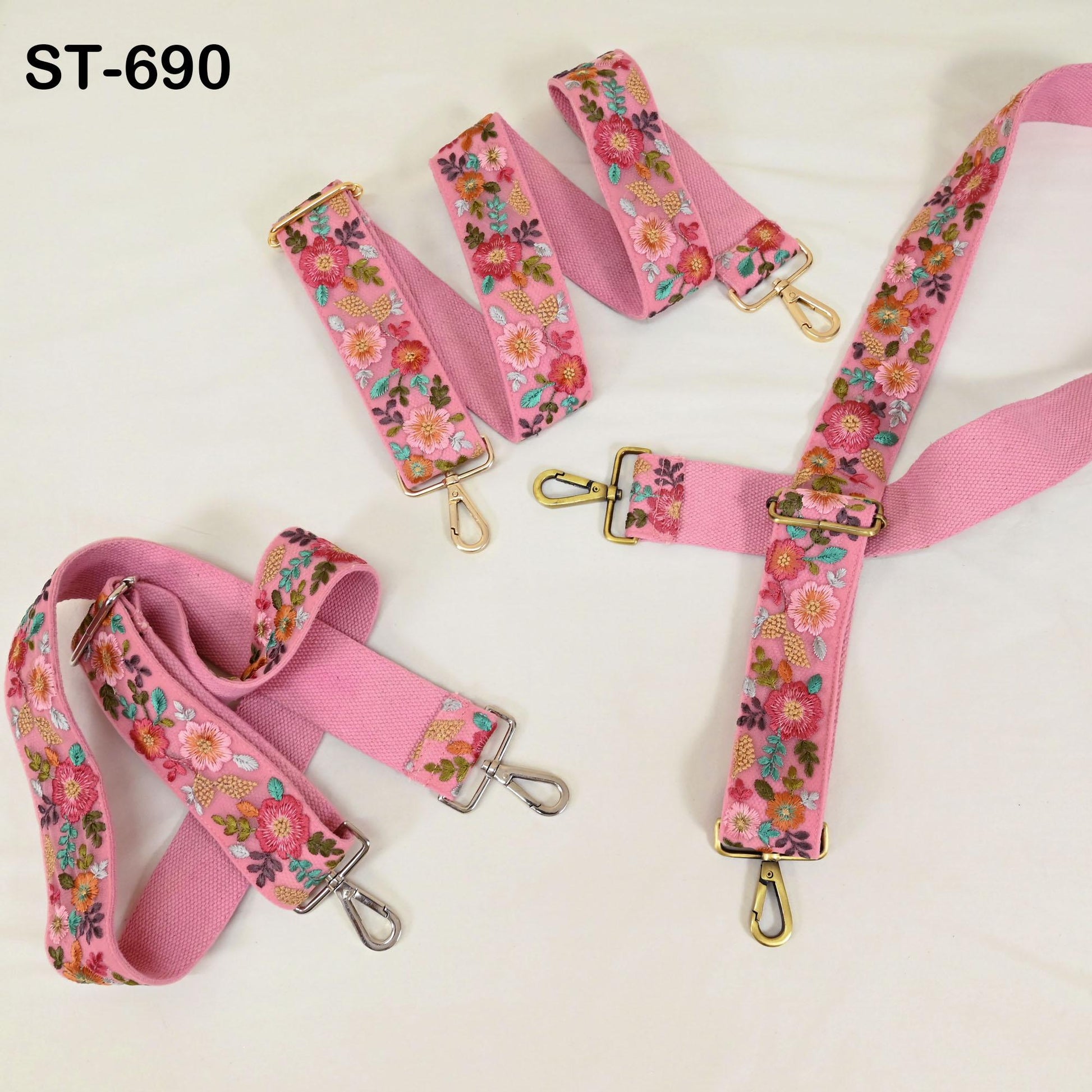 Embroidered Canvas Bag Strap Purse Strap Messenger Crossbody Strap for Purses Handbag Embroidery Replacement Strap Boho Guitar Strap Gift