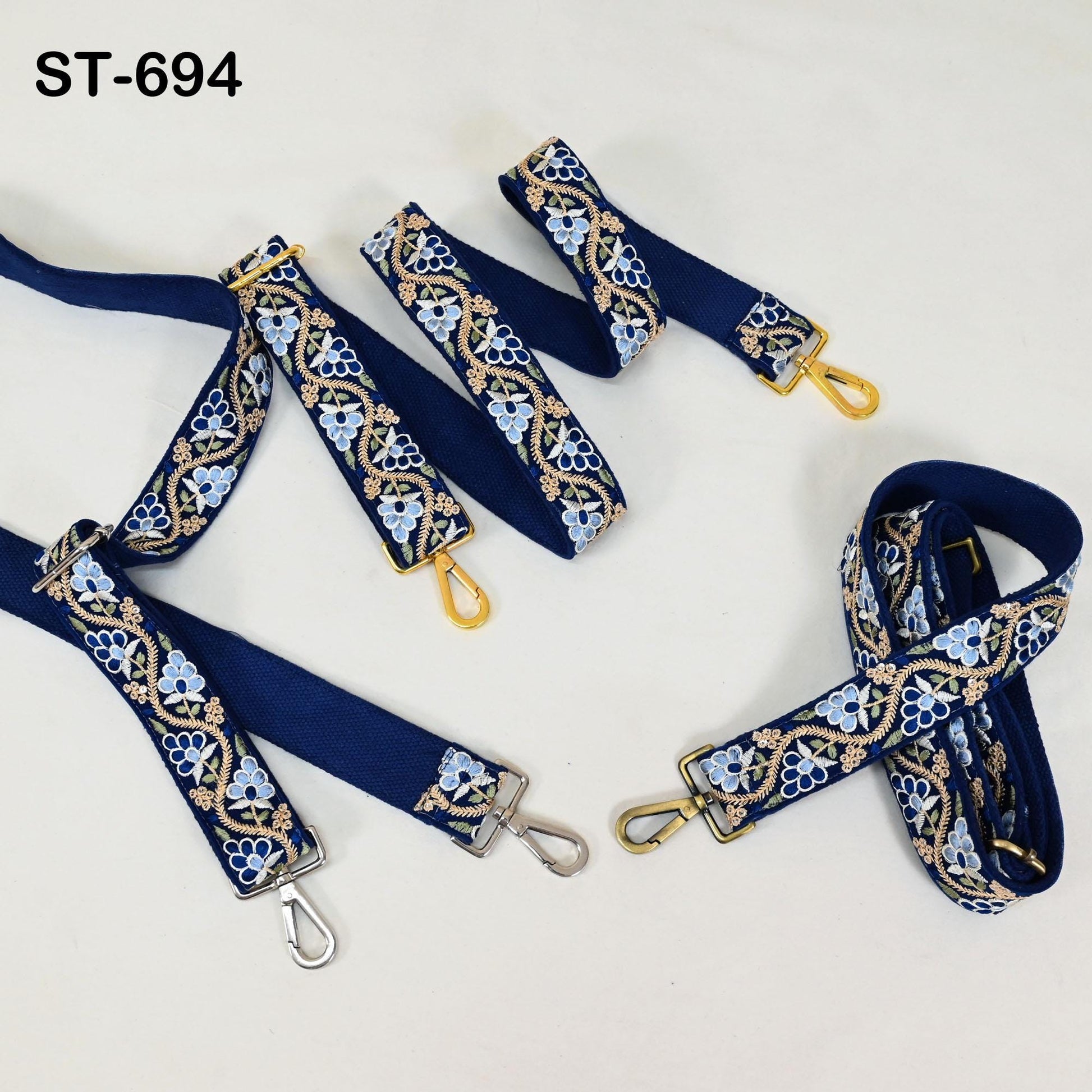 Embroidered Purse Strap Crossbody Strap for Purses Boho Bag Strap Embroidery Replacement Strap Guitar Strap Handbag Strap Gift for Wife