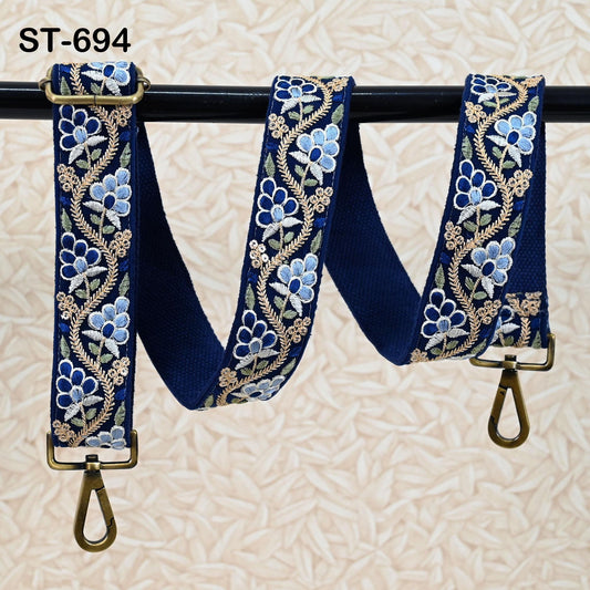 Embroidered Purse Strap Crossbody Strap for Purses Boho Bag Strap Embroidery Replacement Strap Guitar Strap Handbag Strap Gift for Wife