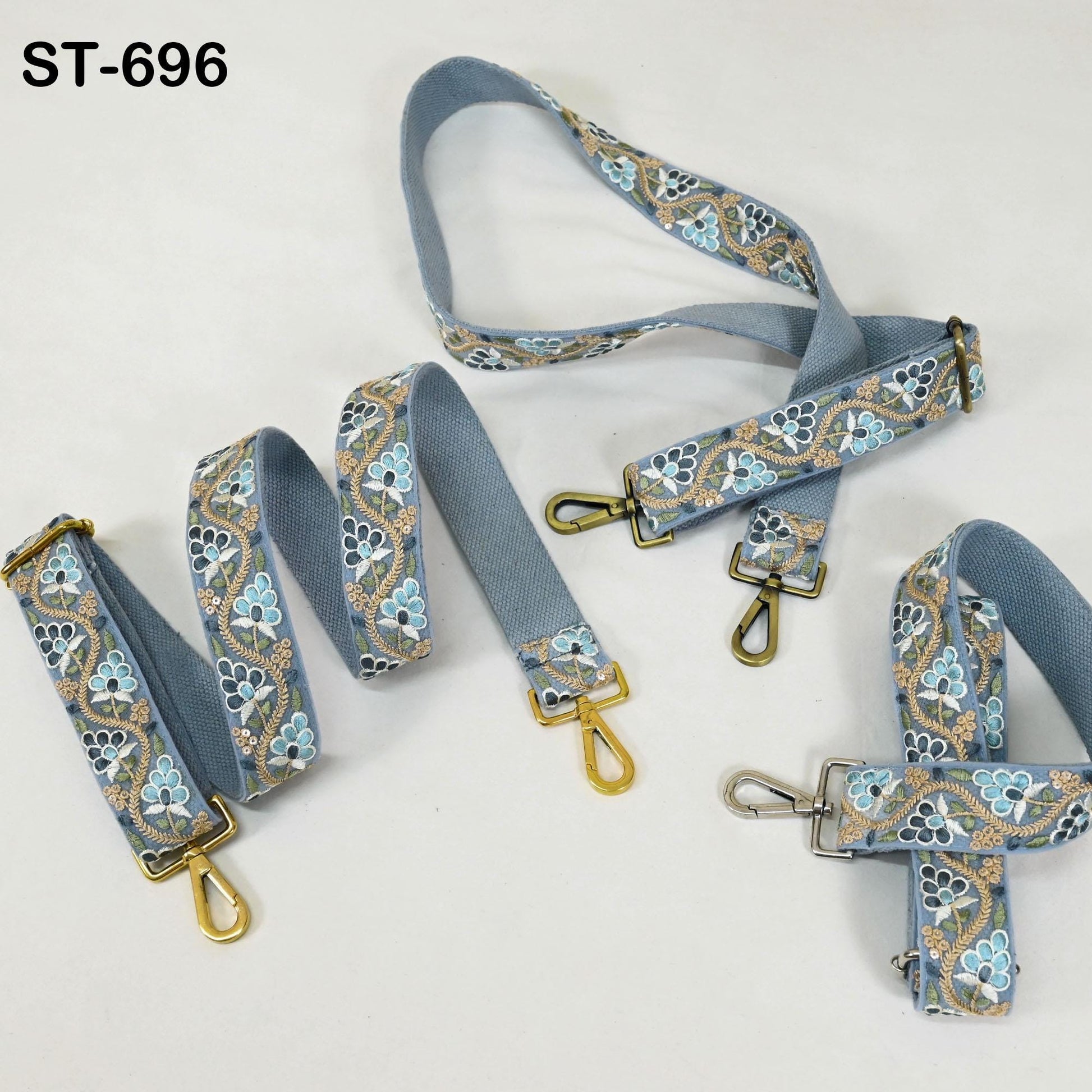 Embroidered Purse Strap Crossbody Strap for Purses Boho Bag Strap Embroidery Replacement Strap Guitar, Handbag, Strap Gift for Girlfriend