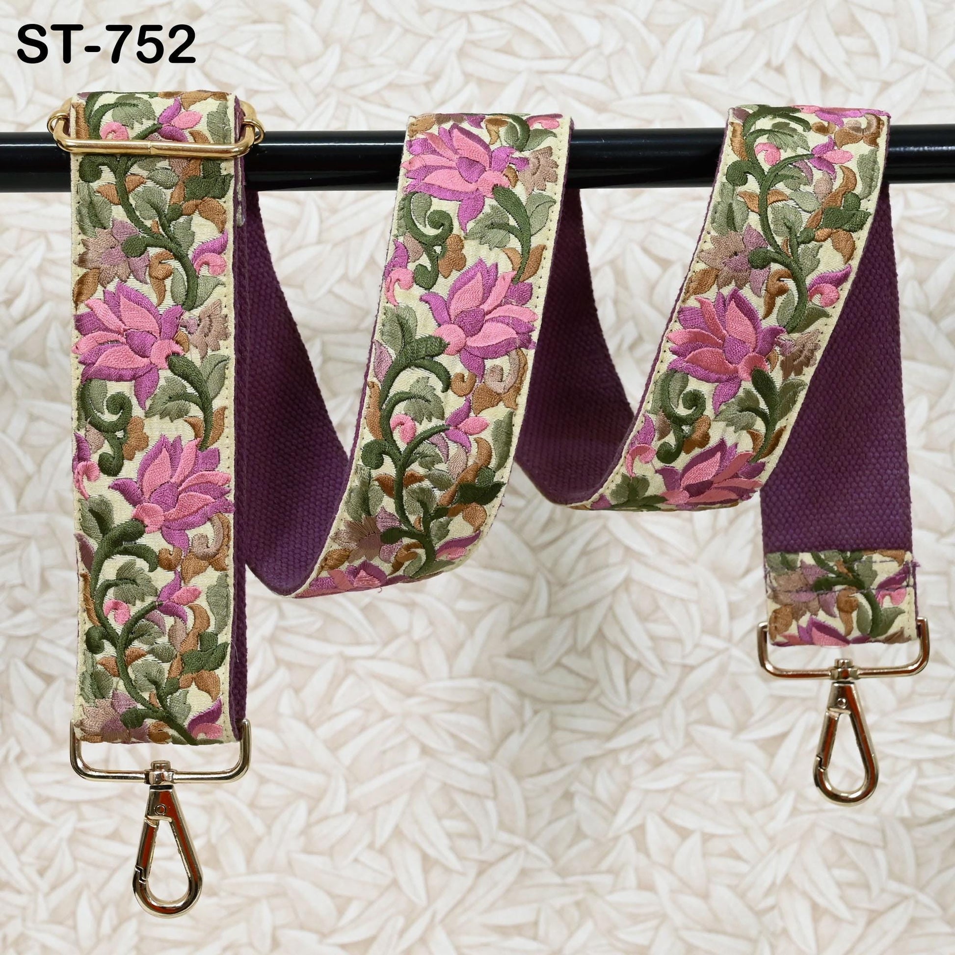 Embroidery Replacement Messenger Bag Strap Purse Strap Crossbody Strap for Purses Embroidered Strap Boho Guitar Camera Strap Gift for Mother