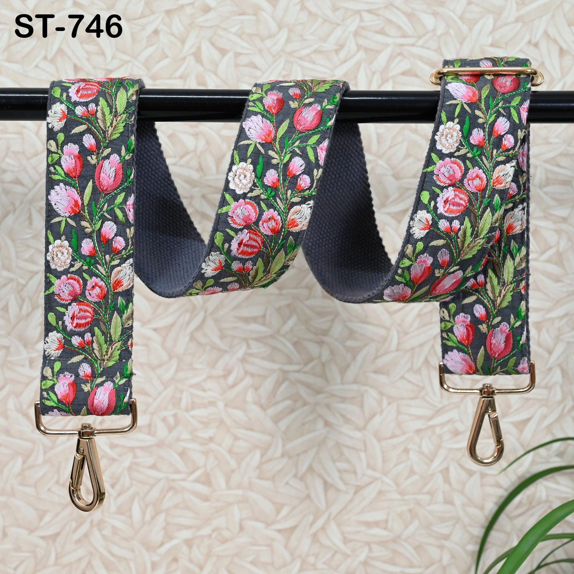 Embroidery Replacement Messenger Bag Strap Purse Strap Crossbody Strap for Purses Embroidered Strap Boho Guitar Camera Strap Gift for Mother
