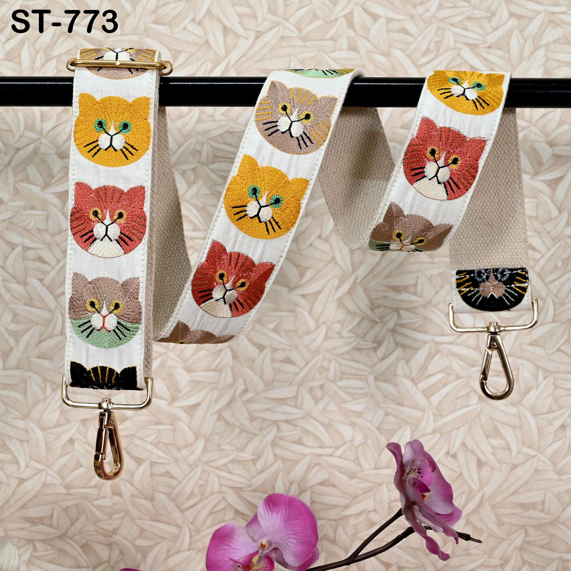 Embroidered Purse Strap Crossbody Strap for Purses Handbag Boho Bag Strap Embroidery Replacement Strap Boho Guitar Strap Gift Sister Mother