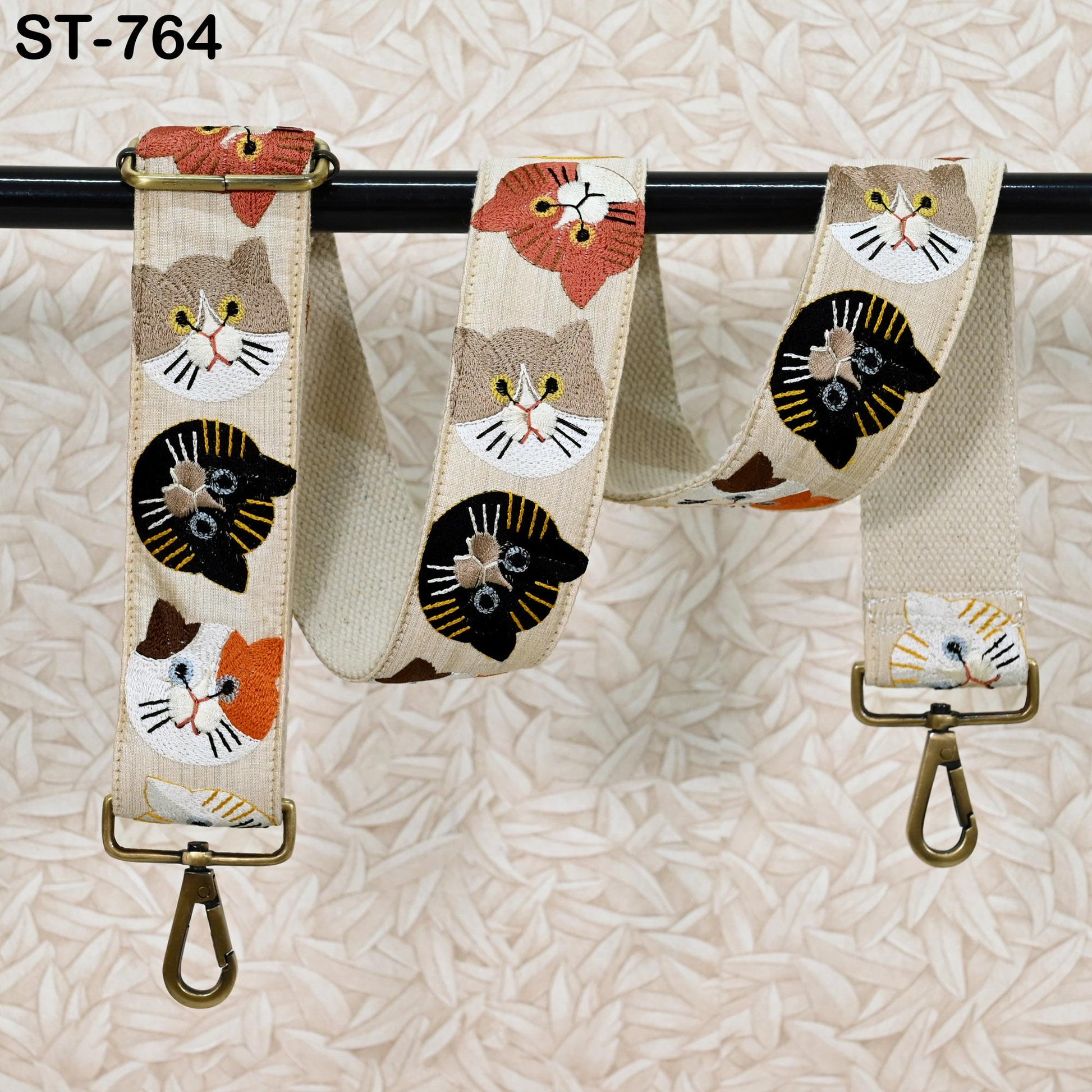 Embroidered Purse Strap Crossbody Strap for Purses Handbag Boho Bag Strap Floral Embroidery Replacement Strap Boho Guitar Strap Gift Sister