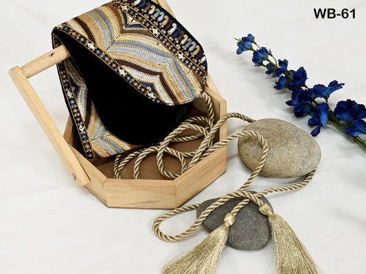 Reversible Embroidered Belt Obi Wrap Sash Belt Women Adjustable Bohemian Ethnic Customized Summer Wedding Dress Christmas Gift Friend Black