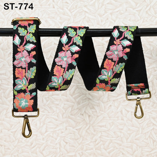 Replacement Handbag Boho Bag Strap Embroidered Camera Strap Crossbody Strap for Purses Embroidery Adjustable Guitar Strap Gift for Mother