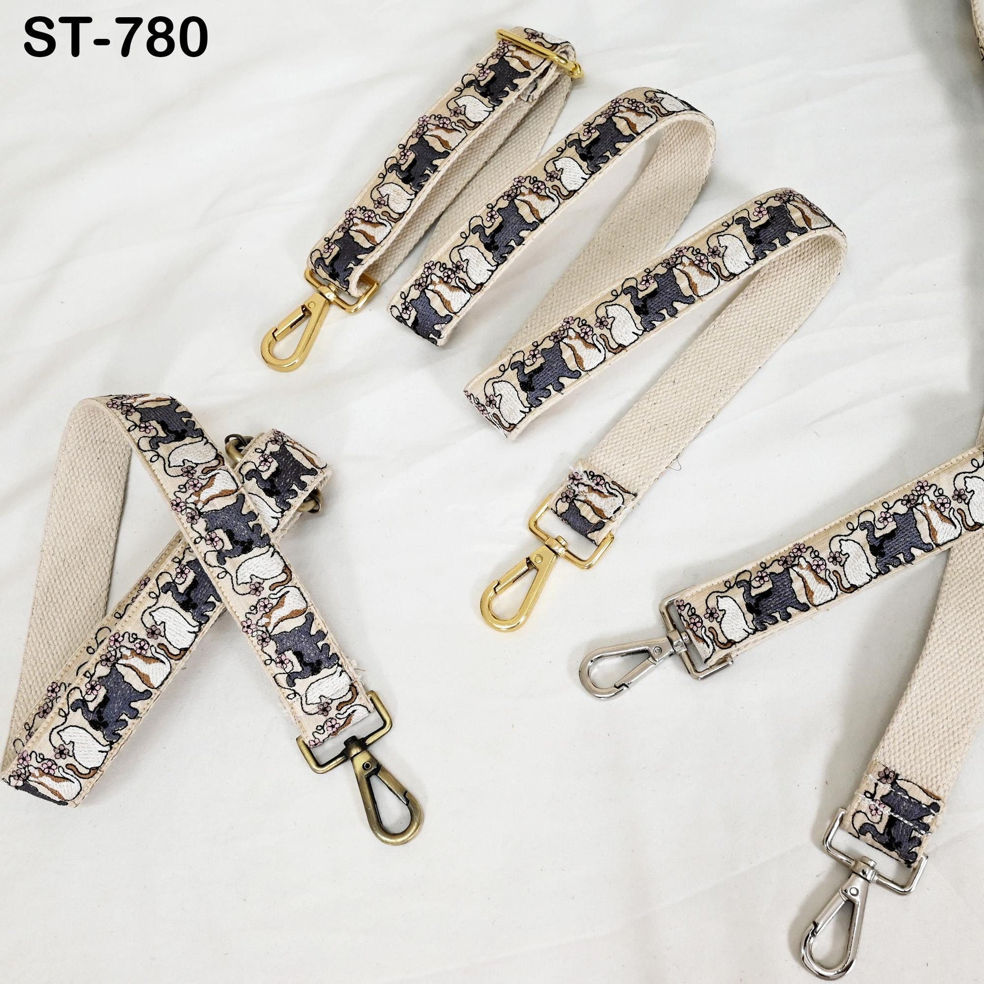 Embroidered Replacement Purse Strap Crossbody Strap for Purses Boho Bags Strap Embroidery Strap Boho Guitar Strap Handbag Strap gift for her