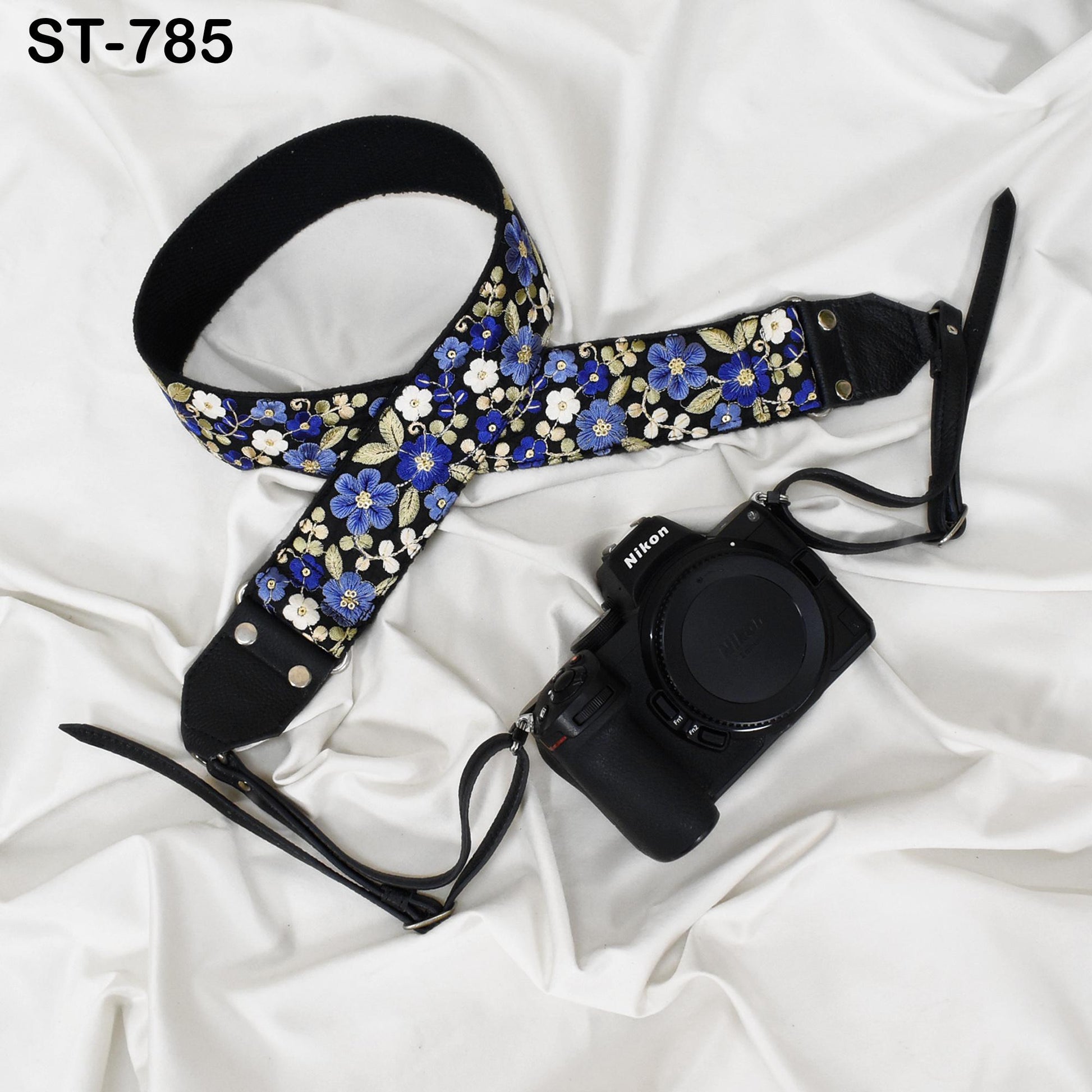 Camera Strap Photographer Sling Leather Strap Embroidery DSLR Camera Accessories Camera Holder Neck Shoulder Strap Christmas Gifts Boyfriend