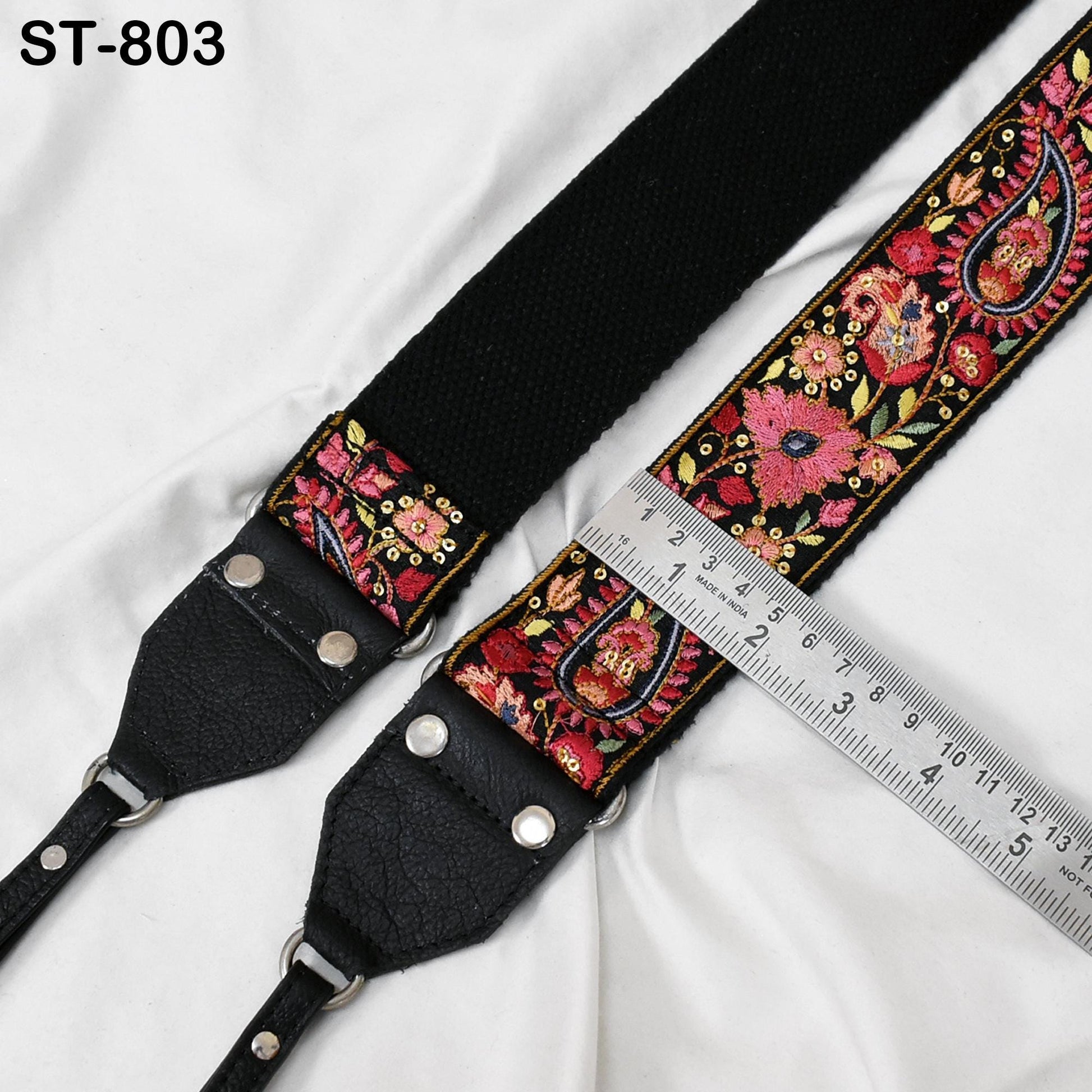 Sling Camera Strap Photographer Leather Strap Embroidery DSLR Camera Accessories Camera Holder Neck Shoulder Strap Christmas Gifts Boyfriend