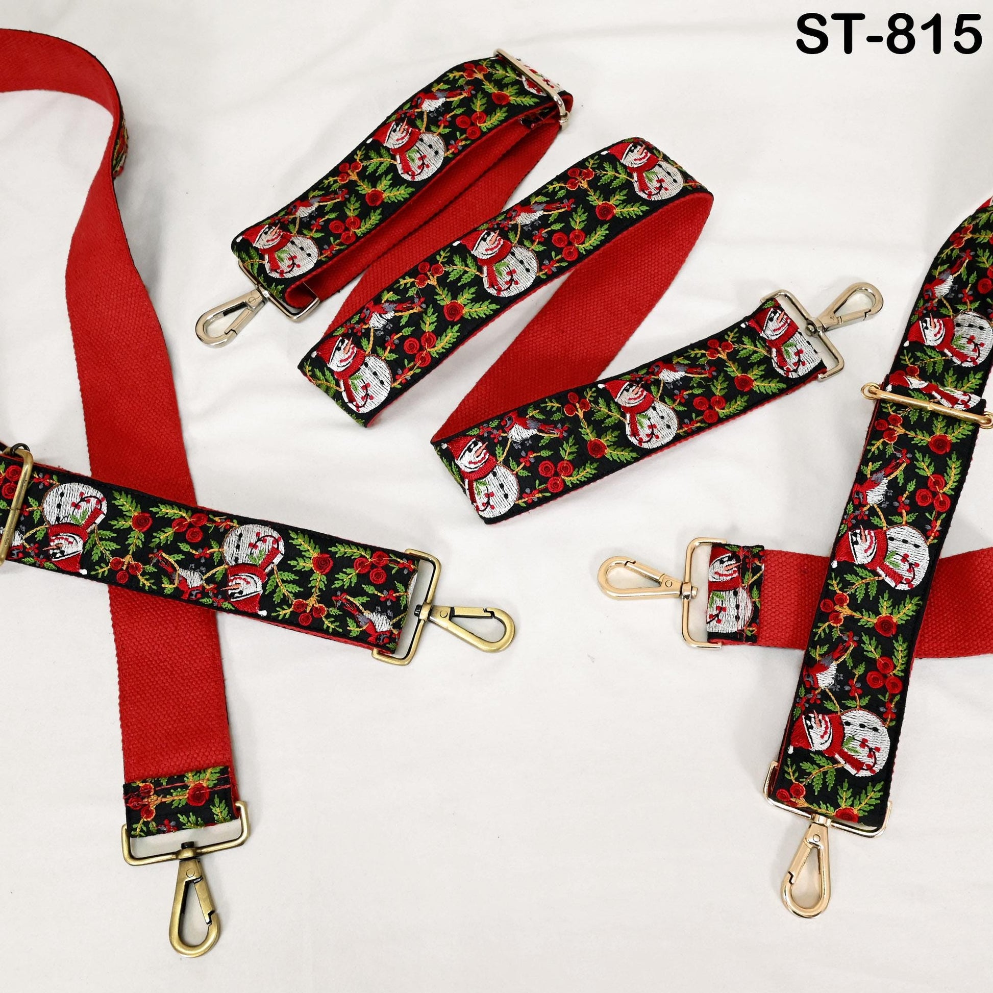 Embroidered Crossbody Strap for Purses Handbag Messanger Bag Strap Embroidery Replacement Guitar Strap Christmas Holiday Gift Sister Friend
