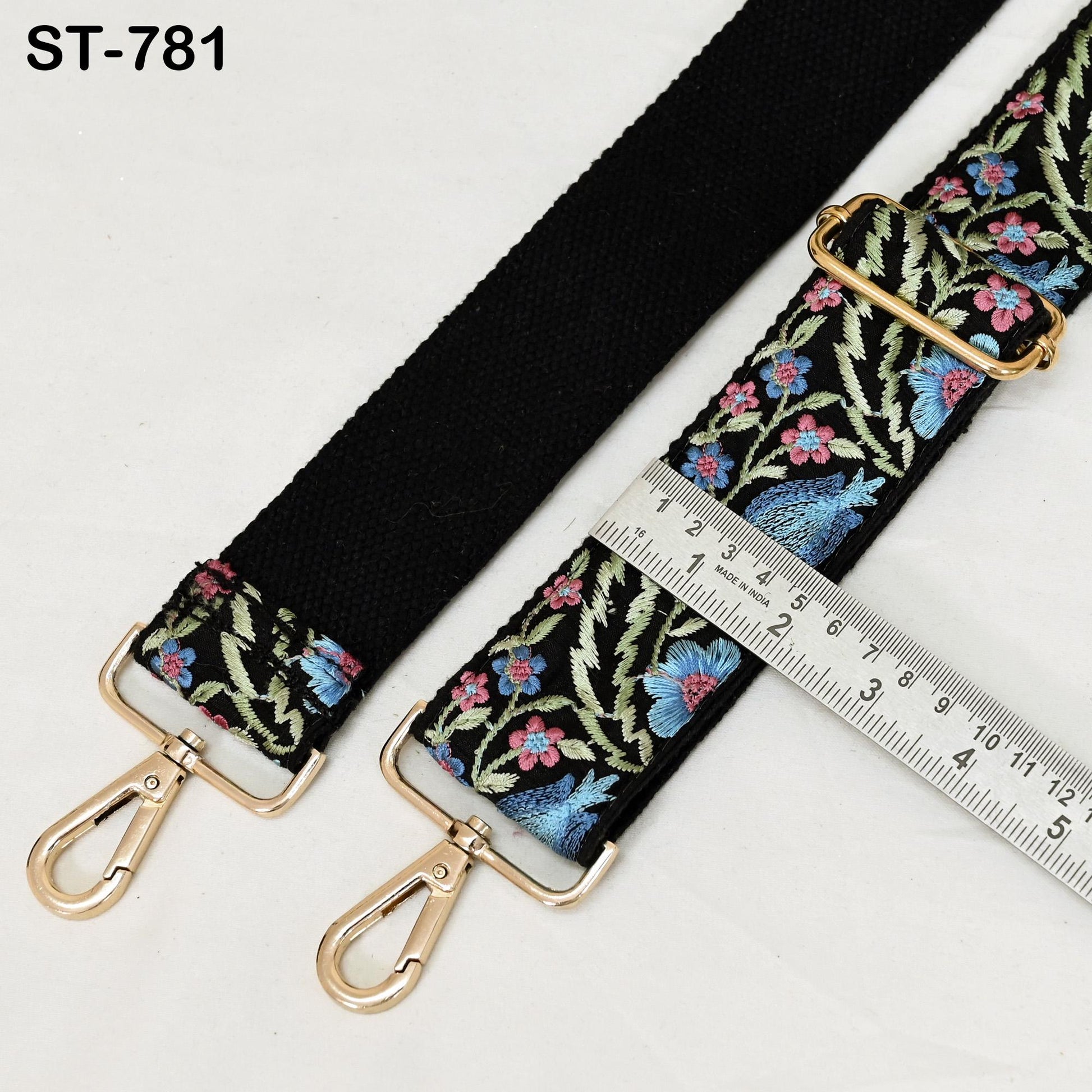 Replacement Handbag Boho Bag Strap Embroidered Camera Strap Crossbody Strap for Purses Embroidery Adjustable Guitar Strap Gift for Daughter