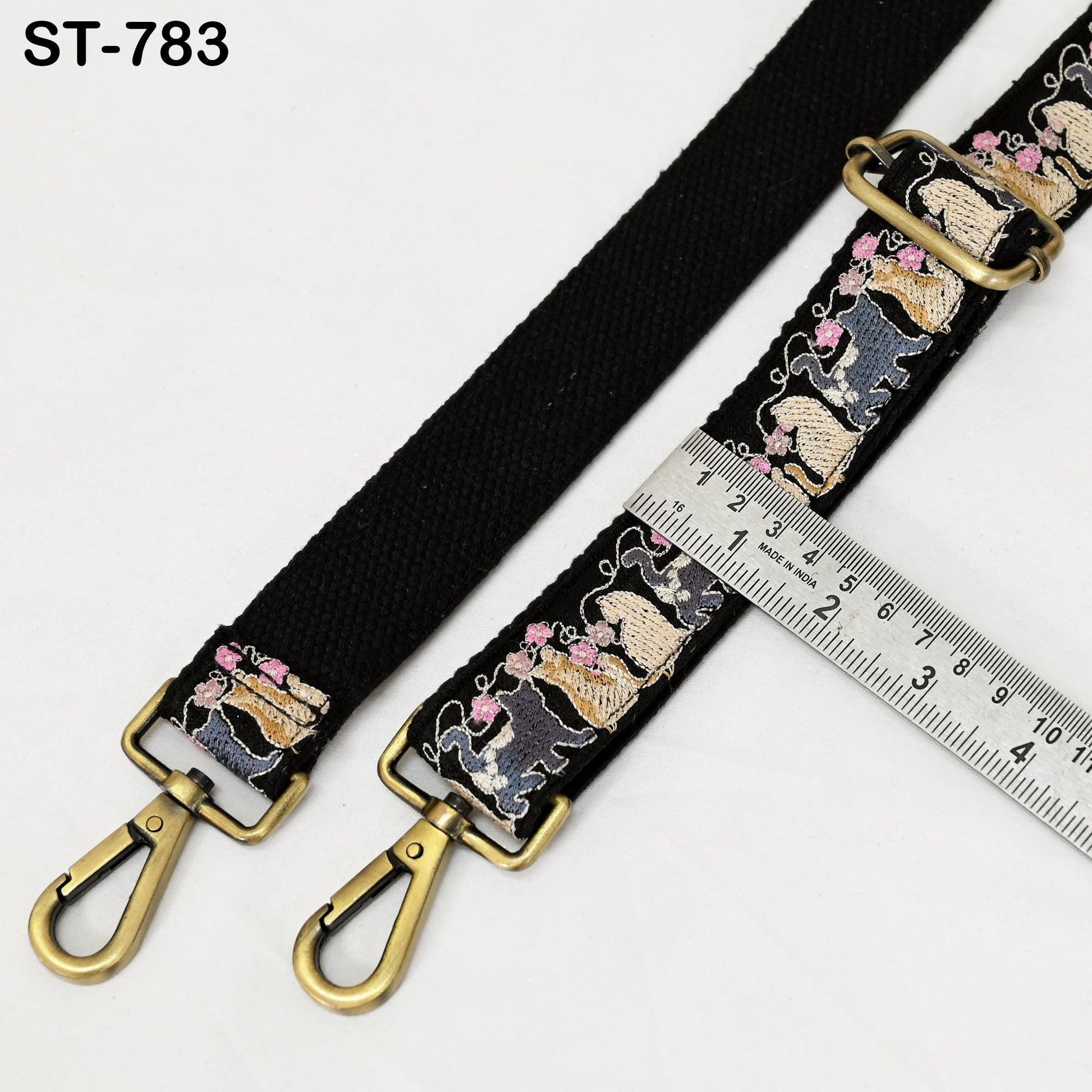 Embroidered Replacement Purse Strap Crossbody Strap for Purses Boho Bags Strap Embroidery Strap Boho Guitar Strap Handbag Strap gift for her
