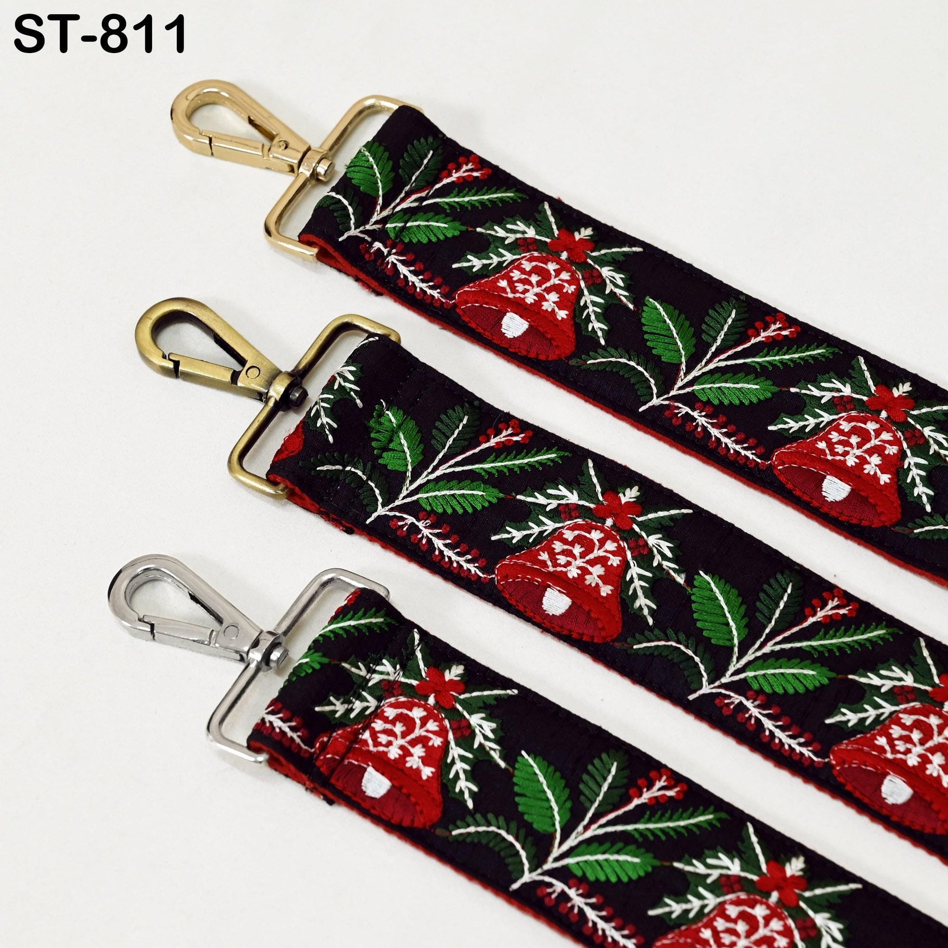 Embroidered Purse Strap Crossbody Strap for Purses Handbag Bag Strap Embroidery Replacement Guitar Strap Christmas Holiday Gift Daughter