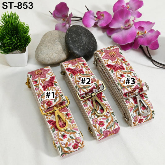 Adjustable Embroidered Boho Bag Strap, Replacement Crossbody Guitar Strap Gift for Daughter