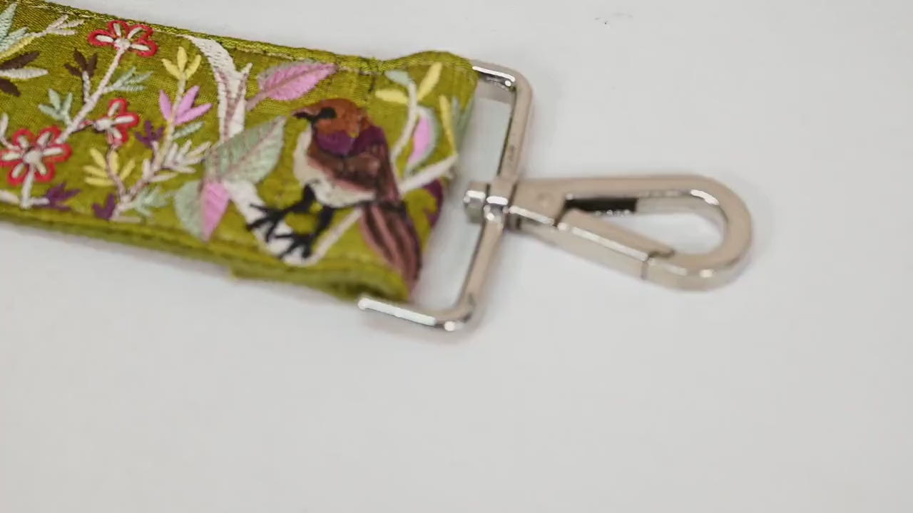 Embroidered Purse Strap Crossbody Strap for Purses Handbag Boho Bag Strap Embroidery Replacement Strap Guitar Strap Gift Daughter Friend