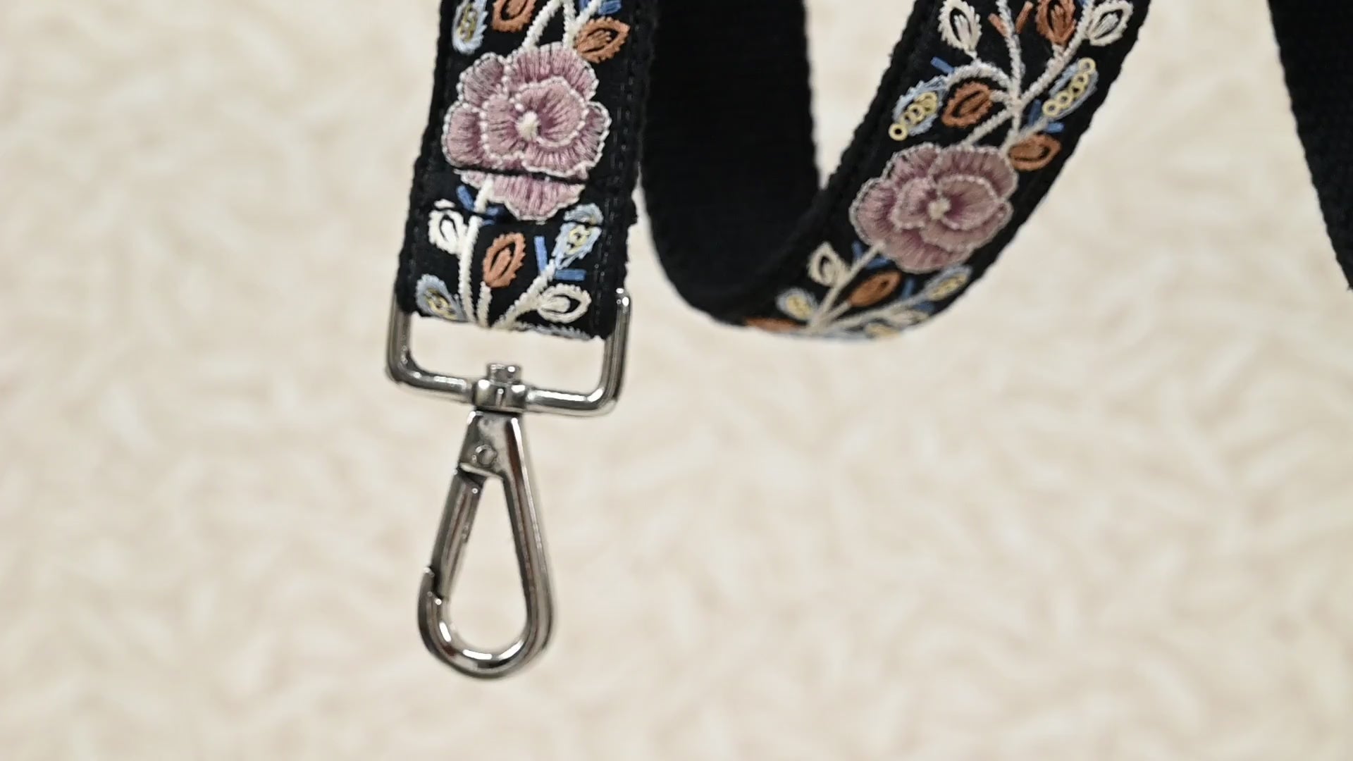 Embroidered Purse Strap Crossbody Sling Bag Strap Gift for Daughter Handbag Bag Strap Floral Embroidery Replacement Boho Guitar Camera Strap
