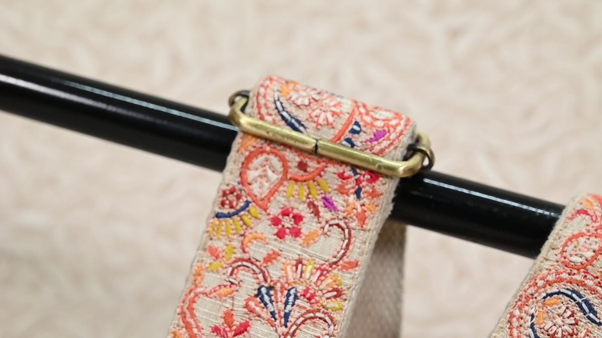 Embroidery Boho Bag Strap Replacement Strap Adjustable Camera Strap Crossbody Strap for Purses Embroidered Handbag Guitar Strap Gift for her