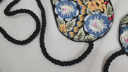 Reversible Embroidery Fabric Belt Obi Wrap Sash Belt Women Adjustable Bohemian Ethnic Customize Summer Wedding Dresses Unique Gift for Mom