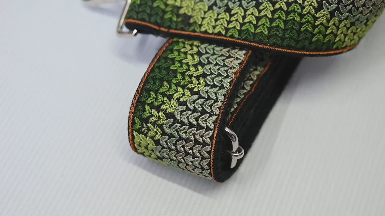 Replacement Purse Strap Embroidery Crossbody Strap for Purses Floral Embroidered Bag Strap Boho Guitar Strap Handbag Strap Gift for Sister