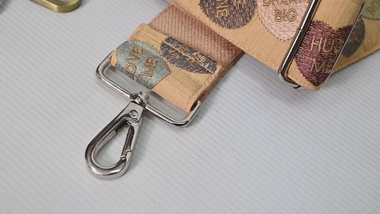 Embroidered Purse Strap Crossbody Strap for Purses Handbag Boho Bag Strap Floral Embroidery Replacement Strap Boho Guitar Strap Gift for her