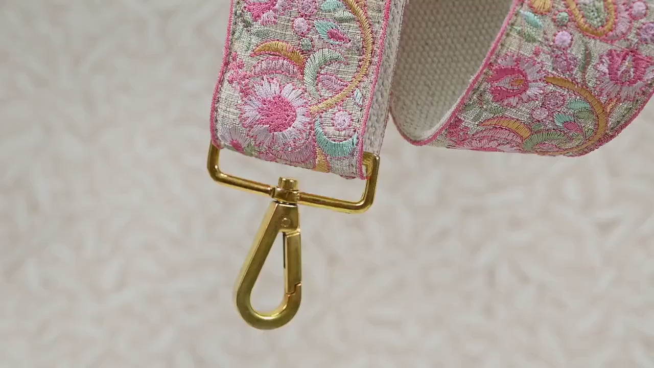 Replacement Purse Strap Crossbody Strap for Purses Detachable Embroidered Bag Strap Embroidery Guitar Strap Handbag Strap Gift Fathers Day