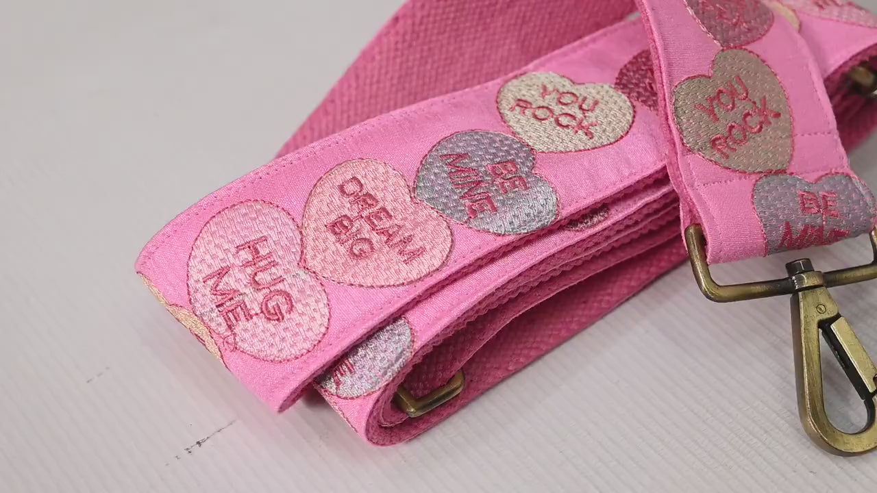 Embroidered Purse Strap Crossbody Strap for Purses Handbag Boho Bag Strap Floral Embroidery Replacement Strap Boho Guitar Strap Gift Sister