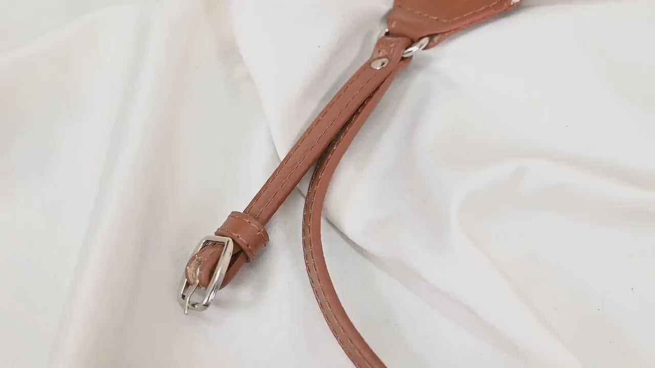 Photographer Leather Strap Sling Camera Strap Embroidery DSLR Camera Accessories Camera Holder Neck Shoulder Strap Christmas Gifts Boyfriend