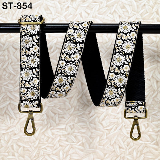 Replacement Shoulder Tote Bags Strap for Purses Messenger Bags, and Crossbody Straps Gift for Sister; Embroidered Camera Handbag Strap