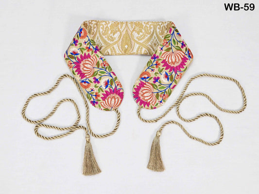 Reversible Embroidered Belt Obi Wrap Sash Belt Women Adjustable Bohemian Ethnic Customized Summer Wedding Dress Christmas Gift Friend