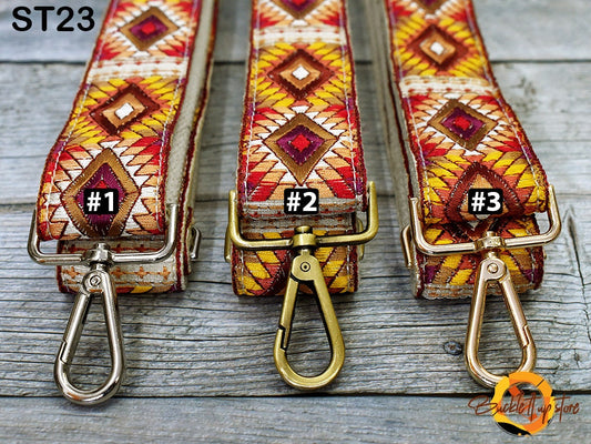 Embroidered Purse Strap Crossbody Strap for Purses Boho Bags Strap Embroidery Replacement Strap Boho Guitar Strap Handbag Strap gift for her