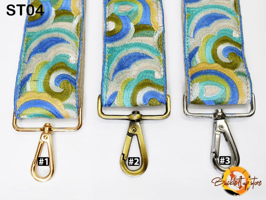 Embroidered Purse Strap Crossbody Strap for Purses Boho Bags Strap Embroidery Replacement Strap Boho Guitar Strap Handbag Strap gift for her