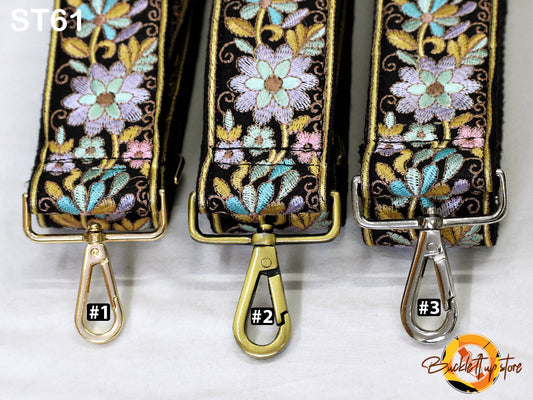 Embroidery Shoulder Bag Strap Replacement Purse Strap Embroidered Strap Guitar Strap Handbag Strap Crossbody Strap